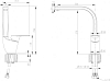 Смеситель Bravat Line F75299C-2 для кухонной мойки