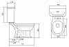 Напольный унитаз BelBagno Boheme BB115CPS/BB115T