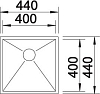 Кухонная мойка Blanco Zerox 400-IF 521584