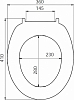 Крышка-сиденье для унитаза Iddis ID 01 061.1 sin