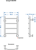 Полотенцесушитель электрический 60x40 см Energy H EETR0000H06040R903M, белый матовый