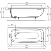 Акриловая ванна Ideal Standard I.Life 180х80 T476201 белый