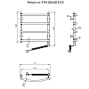 Полотенцесушитель электрический Bronze de Luxe Ретро 600х400 Ретро Эл (Бронза) бронза