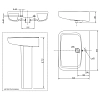 Раковина Arrow AGP32037D белый