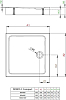 Душевой поддон Radaway Doros C Compact 90x90 см SDRC9090-05, белый