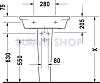 Раковина 65x51 Duravit Starck-2 0411650000