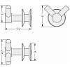 Крючок Сунержа Виктория 30-2010-0002 белый