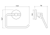 Держатель туалетной бумаги Aquatek Европа AQ4218CR хром
