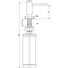 Дозатор для жидкого мыла Paulmark Decus D004-GB черный