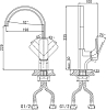 Смеситель D&K Freie Berlin DA1432401 для кухонной мойки