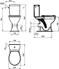 Унитаз-компакт Vidima СеваФреш E406161