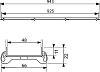 Решётка Tece TECEdrainline Plate 6 110 70 100х100 см под плитку угловая