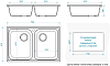 Мойка кухонная Domaci Болонья М-260-005 серая