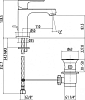 Смеситель для раковины Gattoni H2Omix3000 3041/30C0, хром