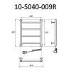 Полотенцесушитель электрический Маргроид Вид 10 10-5040-009R хром