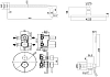 Душевая система Paffoni KIT LIG KITLIG018BO белый