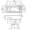 Панель для ванны Am.Pm X-Joy W88A-150-070W-P 150 см