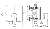 Смеситель для душа Ideal Standard Cerafine A7347AA хром