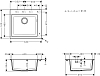 Кухонная мойка Hansgrohe S51 S510-F450 43312170