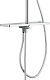 Душевая стойка Aquanet Pragmatic R AF430-70-R-C, с полочкой