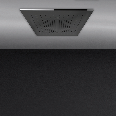 Встраиваемый верхний душ Gessi Minimali 57907#238 матовая сталь