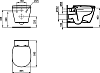 Подвесной унитаз Ideal Standard Connect E814901