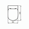 Крышка-сиденье для унитаза Ideal Standard Tempo T679401 с микролифтом