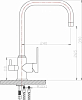 Смеситель Zorg Sanitary ZR 318 YF-50 BR для кухонной мойки