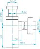 Сифон для раковины Plastbrno EMCR004