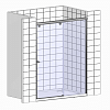 Душевая дверь в нишу RGW Passage PA-12 (1000x1050)x1950 профиль хром, стекло матовое