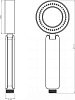 Ручной душ Lemark LM8115C, хром