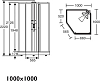 Душевая кабина 100x100 Ido Showerama 8-5 4985123010