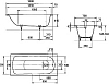 Стальная ванна Kaldewei Advantage 160x70 mod. 362-1 111700013001