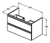 Тумба под раковину Ideal Standard Tesi T0051PU коричневый