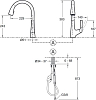 Смеситель для кухни Jacob Delafon Malleco E562-CP