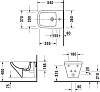 Подвесное биде Duravit DuraStyle 2287150000