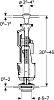 Сливной механизм Geberit Impuls Basic 230 136.909.21.2