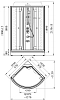 Душевая кабина Radomir Паола 1-05-1-0-0-0580