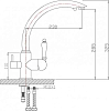 Смеситель Zorg Sanitary ZR 314 YF-33 ANTIQUE для кухонной мойки