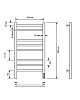 Полотенцесушитель электрический Comfysan 13394 хром