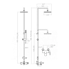Душевая система Ramon Soler Rs-Q 9355RPK225 хром