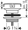 Слив для раковины Hansgrohe 50001000