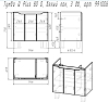 Тумба под раковину Dreja Q Plus (D) 80 99.1006, белый глянец