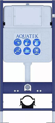 Комплект Aquatek унитаз с инсталляцией SET AQUATEK ЕВРОПА cm + сиденье с микролифтом