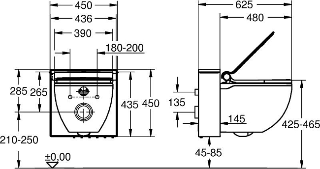 Унитаз Grohe Sensia IGS 39111LD0
