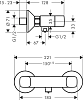 Смеситель для душа Hansgrohe Logis 71263000, хром