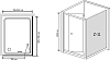 Душевой уголок RGW Classic CL-41 (760-810)x1000x1850, стекло чистое