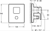 Смеситель для душа Jacob Delafon Strayt E98633-CP