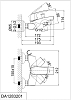Смеситель для ванны D&K Rhein.Feuerbach DA1283201 хром