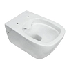 Унитаз подвесной Sanita Luxe Infinity WC.WH/Infinity/SlimDM.Rim/WHT.G/S1, безободковый, крышка микролифт, цвет белый